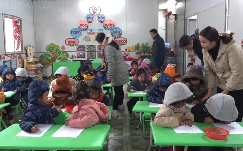 Chống rét cho học sinh vùng cao Mù Cang Chải