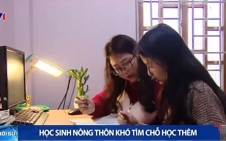Học sinh nông thôn khó tìm chỗ học thêm