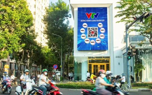 Truy cập VTVgo phiên bản mới nhanh chóng hơn từ nhiều màn hình LED ngoài trời