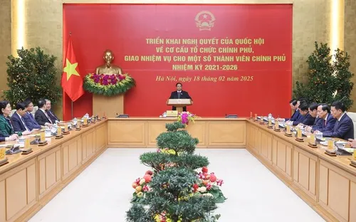 Phân công công tác của Thủ tướng và các Phó Thủ tướng Chính phủ