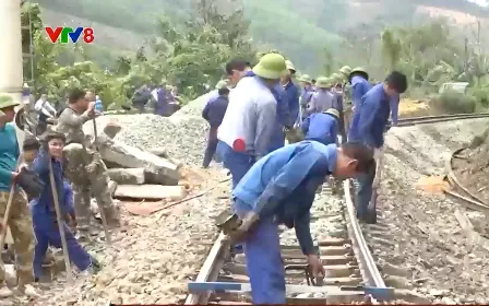 Thông tuyến đường sắt Bắc - Nam trở lại