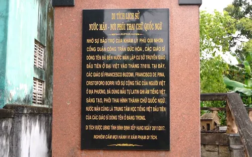 Bình Định - Nơi gắn liền với sự hình thành của chữ Quốc ngữ