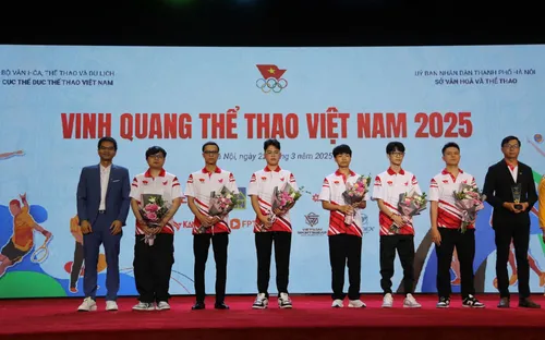 eSports được vinh danh tại Vinh quang Thể thao Việt Nam 2025