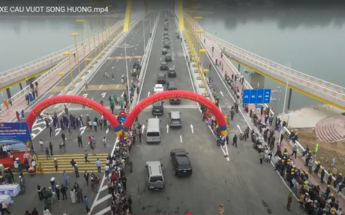 Lễ thông xe kỹ thuật cầu vượt Sông Hương