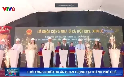 Thành phố Huế khởi công nhiều dự án chào mừng kỷ niệm 50 năm ngày giải phóng