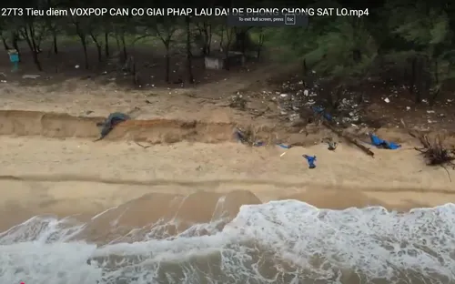 Bất an vì sạt lở