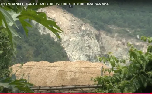 Bất an do ô nhiễm tại khu vực khai thác khoáng sản