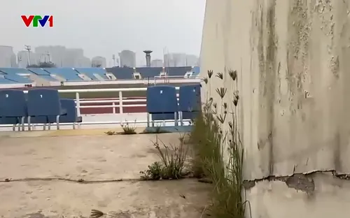 Sân vận động quốc gia Mỹ Đình xuống cấp nghiêm trọng