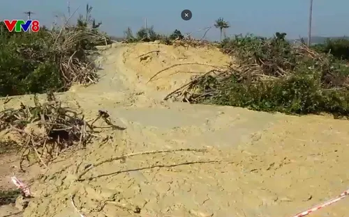 Xuất hiện bùn trào từ lòng đất