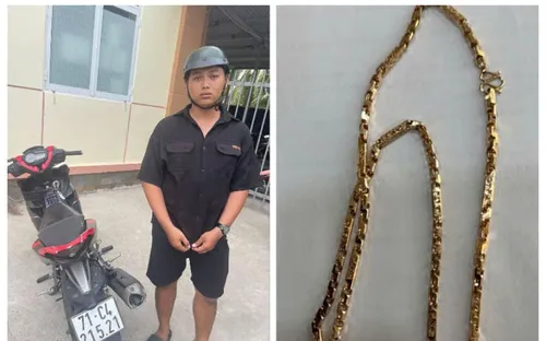 Bắt giữ đối tượng mang bình xịt hơi cay đi cướp tiệm vàng