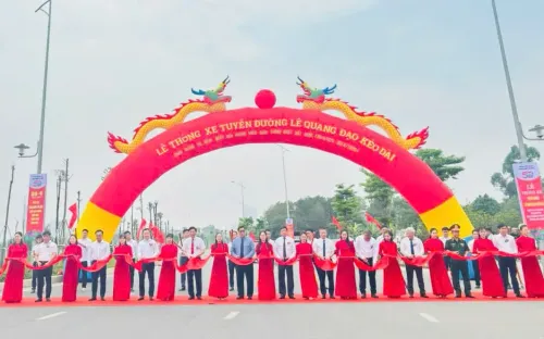 Hà Nội thông xe đường Lê Quang Đạo kéo dài