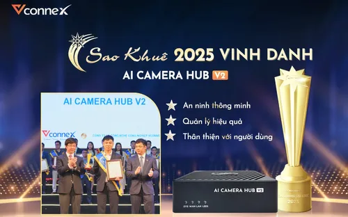 Vconnex đạt giải thưởng Sao Khuê 4 năm liên tiếp