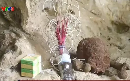 Phát hiện nhiều hài cốt trong hang đá ở Nghệ An