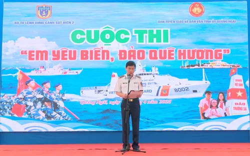 Vùng Cảnh sát biển 2 tổ chức cuộc thi “Em yêu biển đảo quê hương”