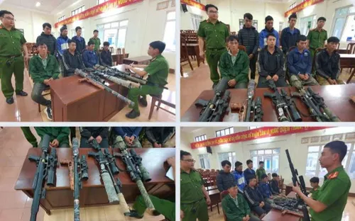 Đắk Lắk: Phát hiện kịp thời 2 nhóm đối tượng tàng trữ súng và hàng trăm viên đạn