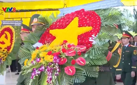 Lễ viếng, truy điệu và an táng hài cốt liệt sỹ hy sinh tại Lào và Campuchia