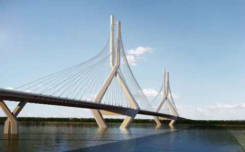 Thủ tướng Phạm Minh Chính dự lễ khởi công dự án cầu Tứ Liên