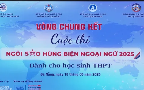 Cuộc thi "Ngôi sao hùng biện ngoại ngữ 2025"