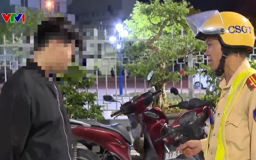 Tăng tuần tra đêm xử lý thanh, thiếu niên vi phạm giao thông