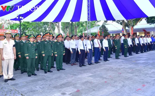 Nghệ An: Truy điệu và an táng 76 hài cốt liệt sỹ Việt Nam hy sinh tại Lào