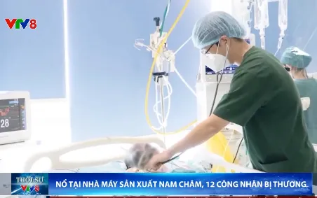 Nổ tại nhà máy ở Quảng Nam, 12 công nhân bị thương