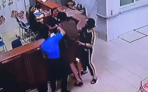 Công an làm việc với người đàn ông tấn công nhân viên y tế tại Nghệ An