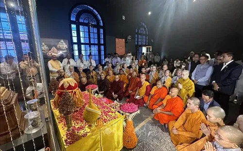 Xá lợi Đức Phật trở về Ấn Độ, khép lại hành trình hành hương lịch sử tại Việt Nam
