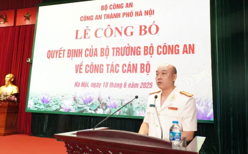 Đại tá Nguyễn Đức Long giữ chức vụ Phó Giám đốc Công an Hà Nội