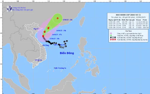 Bão số 1 giật cấp 14, khả năng tiếp tục mạnh thêm
