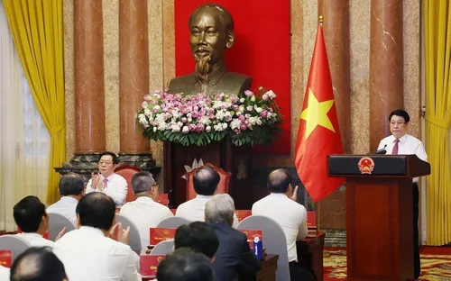 Toàn văn phát biểu của Chủ tịch nước tại buổi gặp mặt các nhà báo tiêu biểu