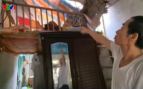 Dự án treo 13 năm, nhà dân sập mái không được sửa chữa