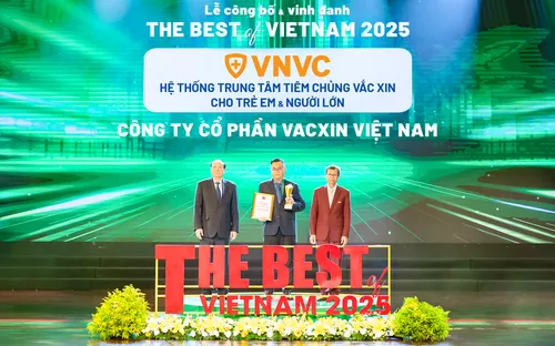 VNVC được vinh danh là Hệ thống trung tiêm chủng vắc xin tốt nhất Việt Nam