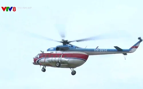 Bộ Quốc phòng huy động trực thăng cứu trợ vùng lũ Nghệ An