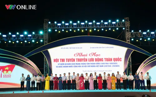 Tuyên Quang: Rộn ràng khai mạc Hội thi Tuyên truyền Lưu động Toàn quốc