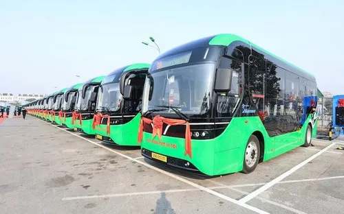 Hà Nội thí điểm buýt điện tham quan khu vực Hoàn Kiếm, Ba Đình