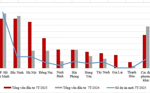 Hậu sáp nhập, địa phương nào dẫn đầu về thu hút vốn FDI?