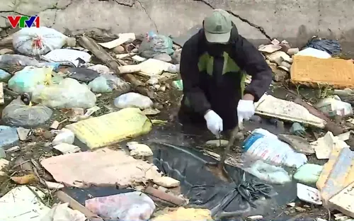 Phú Thọ: Rác, xác lợn chết bủa vây kênh tưới tiêu, mùi hôi nồng nặc