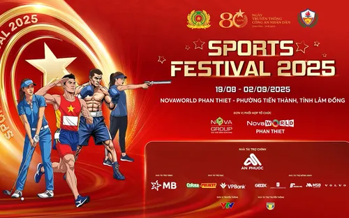 Sports Festival 2025 diễn ra từ ngày 19/8 - 2/9 tại NovaWorld Phan Thiet