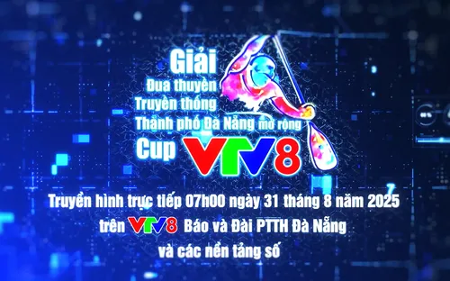 Giải Đua thuyền truyền thống thành phố Đà Nẵng- VTV8 Chào mừng 80 năm Cách mạng tháng Tám và Quốc khánh 2/9