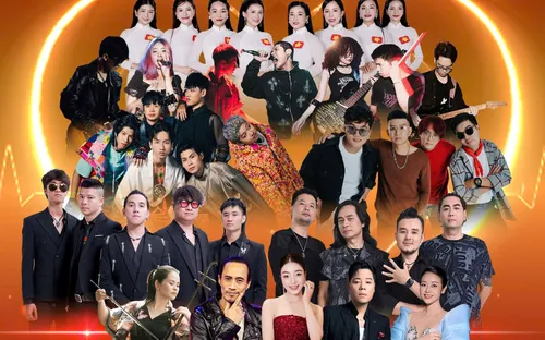 "Rock Concert - Trái tim Việt Nam": Tình yêu Tổ quốc thăng hoa bằng âm nhạc