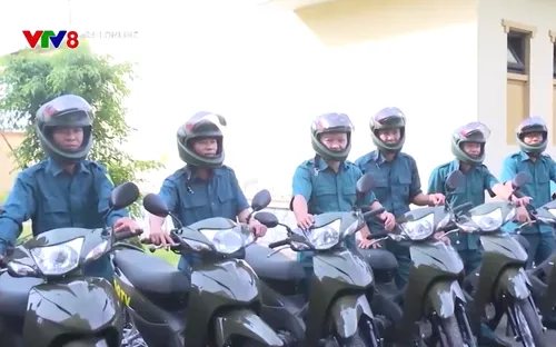 Hà Tĩnh: Cấp xe mô tô cho Ban chỉ huy quân sự xã, phường