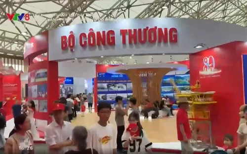 Triển lãm Thành tựu đất nước - 80 năm Hành trình Độc lập - Tự do - Hạnh phúc (Không gian trưng bày của Bộ Công thương)