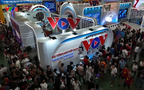 Triển lãm Thành tựu đất nước - 80 năm Hành trình Độc lập - Tự do - Hạnh phúc (Không gian trưng bày của VOV - Đài Tiếng nói Việt Nam)