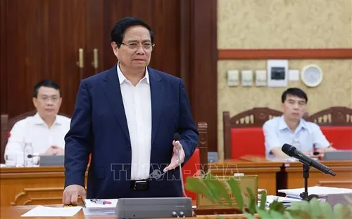 Thủ tướng chủ trì cuộc làm việc của Bộ Chính trị với Ban Thường vụ Tỉnh ủy Tây Ninh và Tuyên Quang