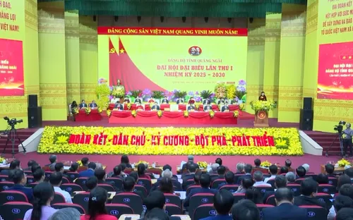 Quảng Ngãi: Khai mạc Đại hội Đảng bộ tỉnh lần thứ I - Nhiệm kỳ 2025 - 2030