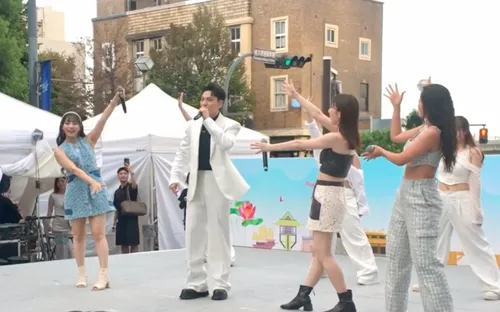 Isaac hát "Bống bống bang bang" cùng nhóm nhạc Nhật