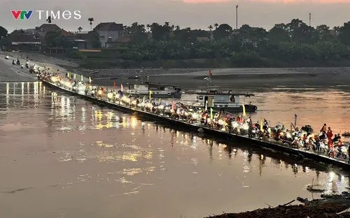 Cầu phao Phong Châu hoàn thành sứ mệnh đưa hàng triệu lượt người dân bình an qua sông