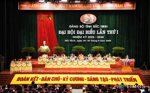 Khai mạc phiên trù bị Đại hội Đảng bộ tỉnh Bắc Ninh lần thứ I, nhiệm kỳ 2025–2030