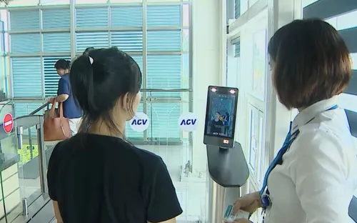 Rút ngắn thủ tục hàng không bằng sinh trắc học