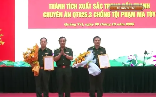 Khen thưởng lực lượng phá đường dây ma túy lớn